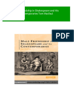 Male Friendship in Shakespeare and His Contemporaries Tom Macfaul Download PDF