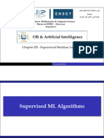 Chapter III - Supervised and Unsupervised Algorithms