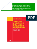 Therapeutic Applications of Monte Carlo Calculations in Nuclear Medicine Series in Medical Physics and Biomedical Engineering 1st Edition H. Zaidi