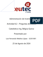 Actividad 6.2 Administracion de Inventarios