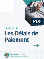 Délais de Paiement - Loi 69-21