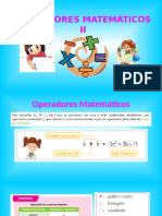 Operadores Matemáticos - Jueves