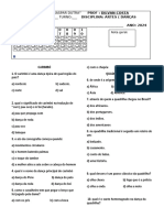 Simulado ARTES 4 A Ano 3av - 125307