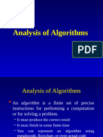 CSE225 Lecture04 AnalysisAlgorithms