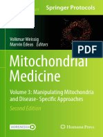 Mitochondrial Medicine: Volume 3: Manipulating Mitochondria and Disease-Specifi C Approaches