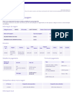 Informação Sobre Sua Passagem