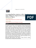 2.leveraging Big Data Analytics To Drive Data-Based Policy Making For Improved Government Services Delivery in Nigeria