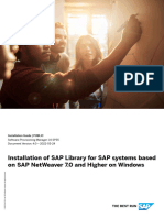 Installation of SAP Library For SAP Systems Based