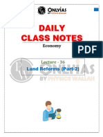 Economy 36 Daily Class Notes D