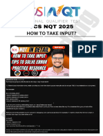 TCS NQT 2025 PYQInput PDF