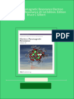 Instant Download Electron Paramagnetic Resonance Electron Paramagnetic Resonance 20 1st Edition. Edition Bruce C Gilbert PDF All Chapter