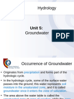 Unit 5-Groundwater