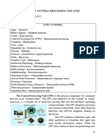 What Do You Know About CPU? How Does It Work?: Topic 13. Central Processing Unit (Cpu)