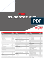 FVR 65 Seater Bus Specification Sheets