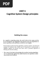 Unit-5Cognitive System Design Principles