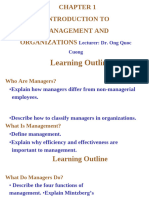 Chapter 1 Introduction To Management and Organizations