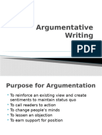 Argumentative Writing 2