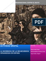 Act. Grupal - Incidencia Crimen Organizado en España