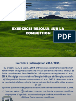 Exercices Résolus Sur La Combustion