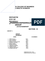 Pharmaco Epidemiology