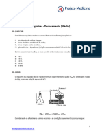 Geral - Reações Inorgânicas - Deslocamento - (Médio) - (25 Questões)