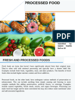 Fresh & Pocessed Foods