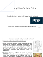 Hist & Filo de La Fisica - Clase 6 - 2023 - Rev1 - Newton y La Teoría de La Gravitación Universal