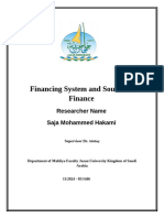 Financing System and Source of Finance