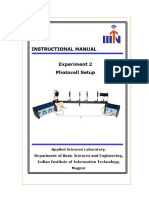 ASL 101 - Expt 2 - Photocell Setup