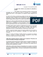 Notas de Prensa - 17 de Noviembre de 2024