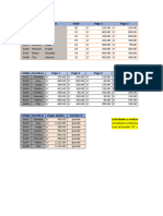 Evaluación 1 Excel