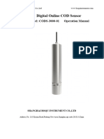 Digital Online COD Sensor: Model: CODS-3000-01 Operation Manual