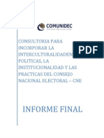 Informe Final de Consultoría