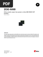 ZOE-M8B DataSheet UBX-17035164