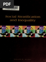 KERBO, H. Social Stratification and Inequality