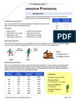 Possessive Pronouns Teacher