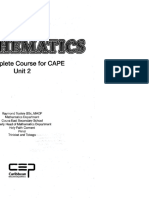 A Complete Course For CAPE Pure Math Unit 2 Text Book - Raymond Toolsie