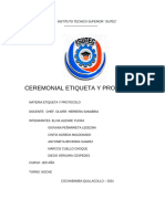 Ceremonial Etiqueta y Protocolo