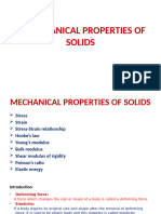 Mechanical Properties of Solids