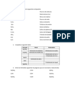 Ejercicios Formulación y Nomenclatura NUEVO