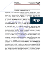 Tornillos, Cliente de Vianis, Aumento de Capital, Junta Directiva y Comisario