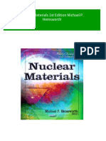 (FREE PDF Sample) Nuclear Materials 1st Edition Michael P. Hemsworth Ebooks