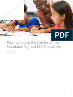 Text at The Center of The Standards-Aligned ELA Classroom