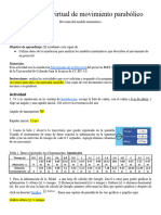 3 Laboratorio Virtual de Movimiento Parabólico