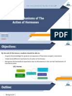 1 - General Mechanisms of The Action of Hormones