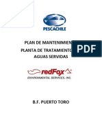 Plan de Mantenimento Planta Aguas Negras, Pto - Toro