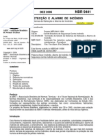 NBR - 9441-2005 - Sistema de Detecção e Alarme de Incêndio