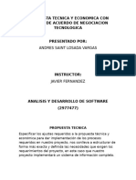 Propuesta Tecnica y Economica Con Ajustes de Acuerdo de Negociacion Tecnologica