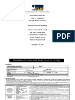 Programación Curricular Anual