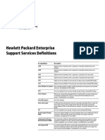 HPESupport Services Definitions